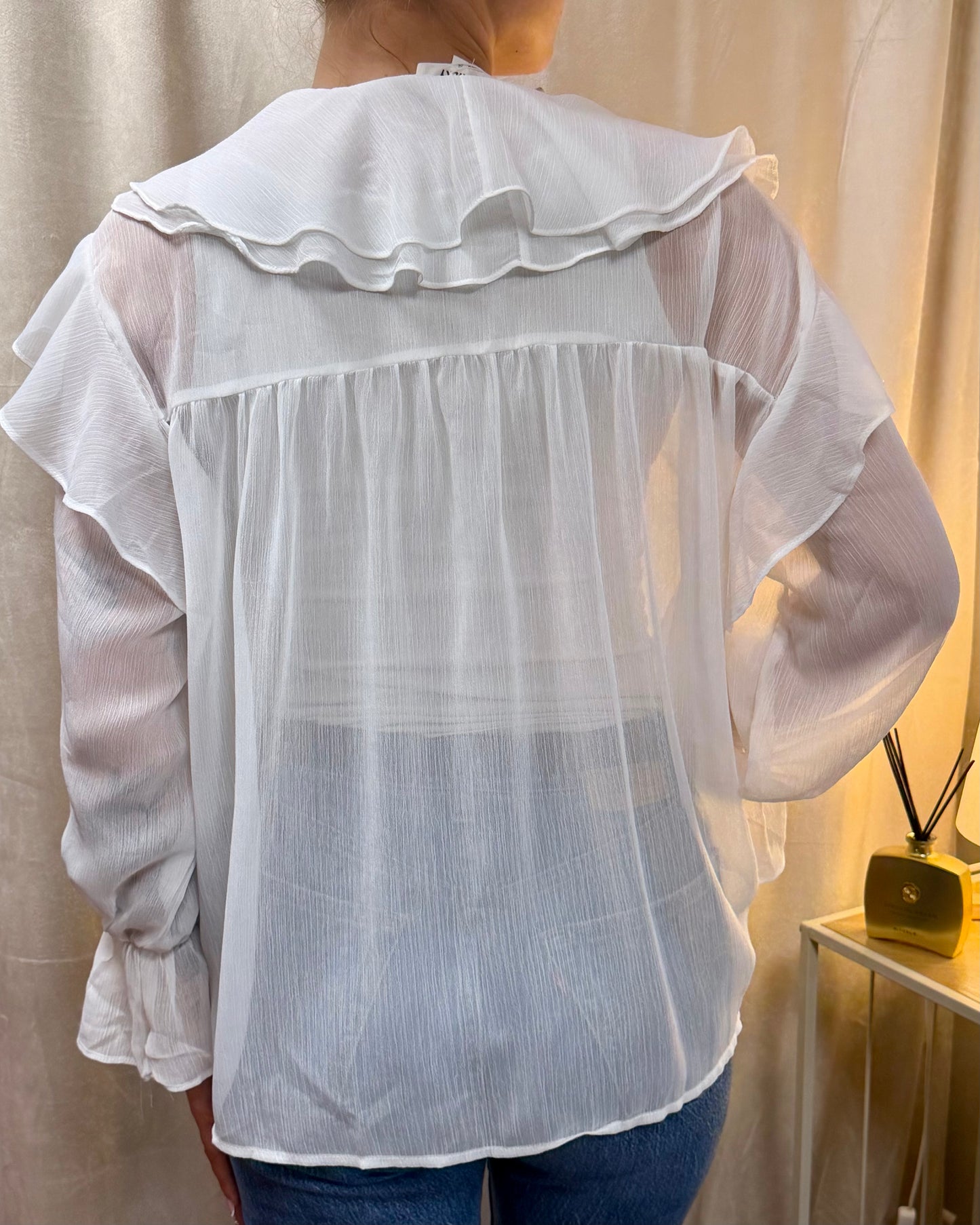 Blouse à volants