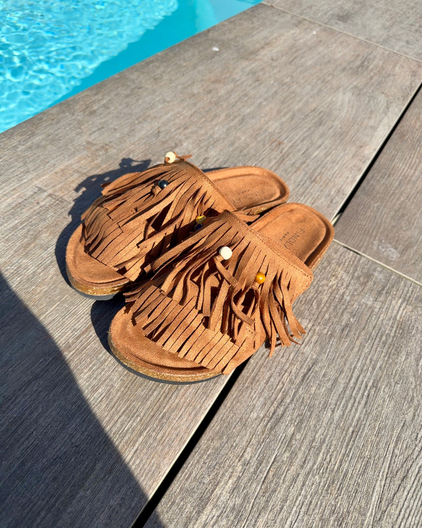Sandales à franges