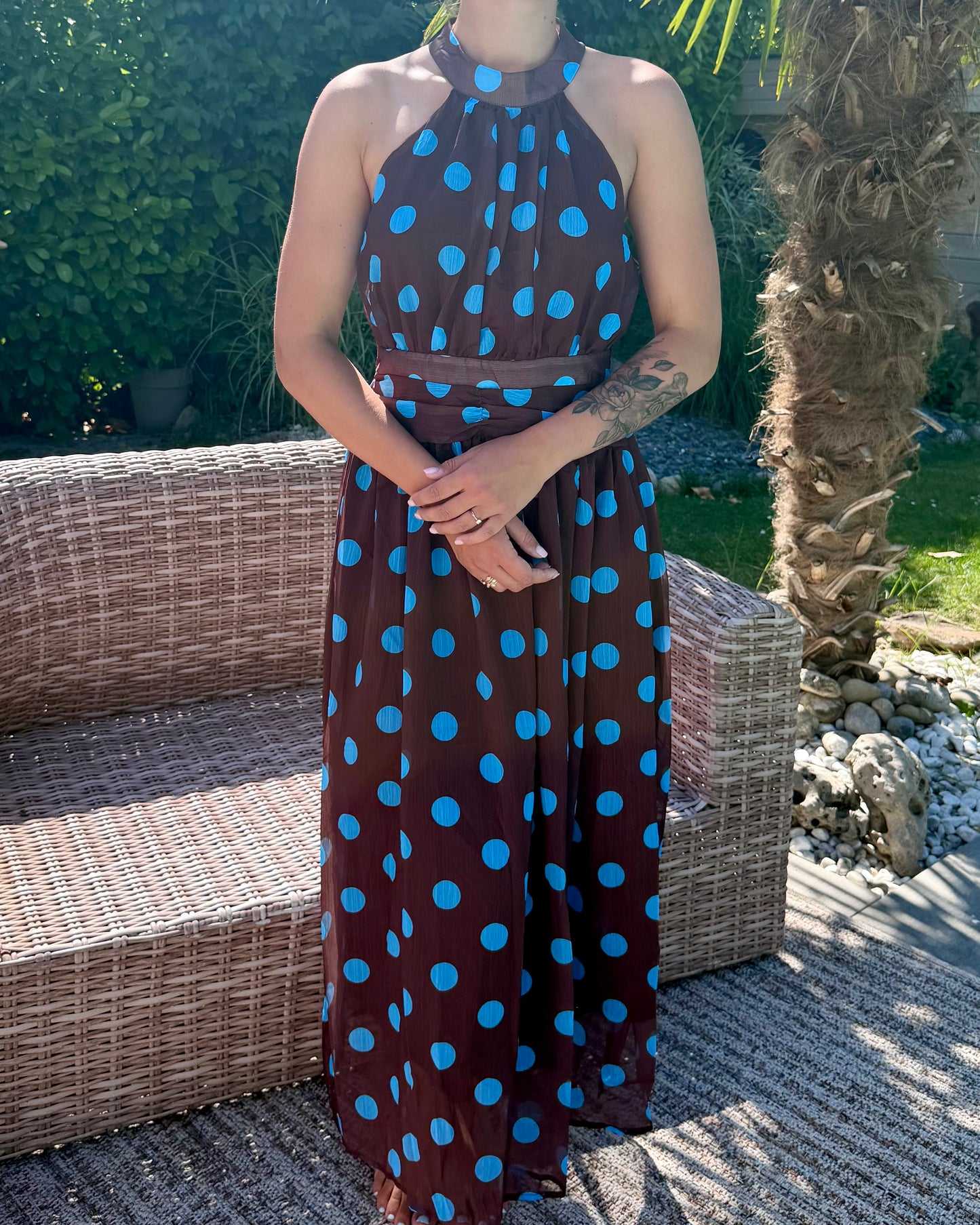 Robe à pois