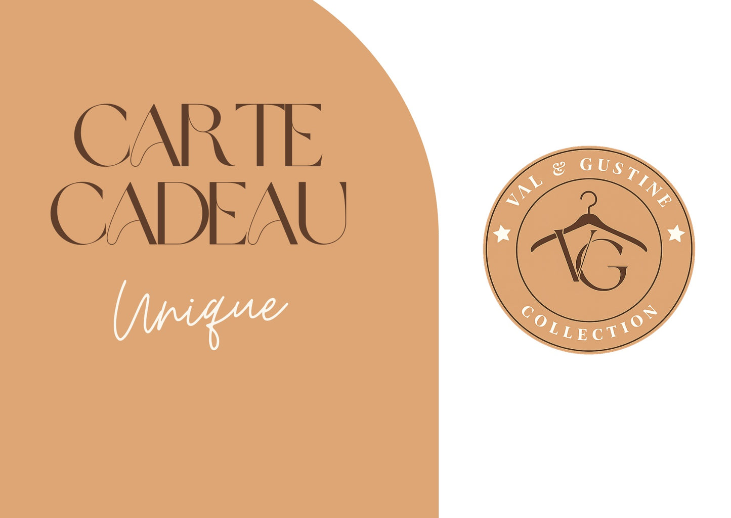 Carte-cadeau Val&Gustine Collection