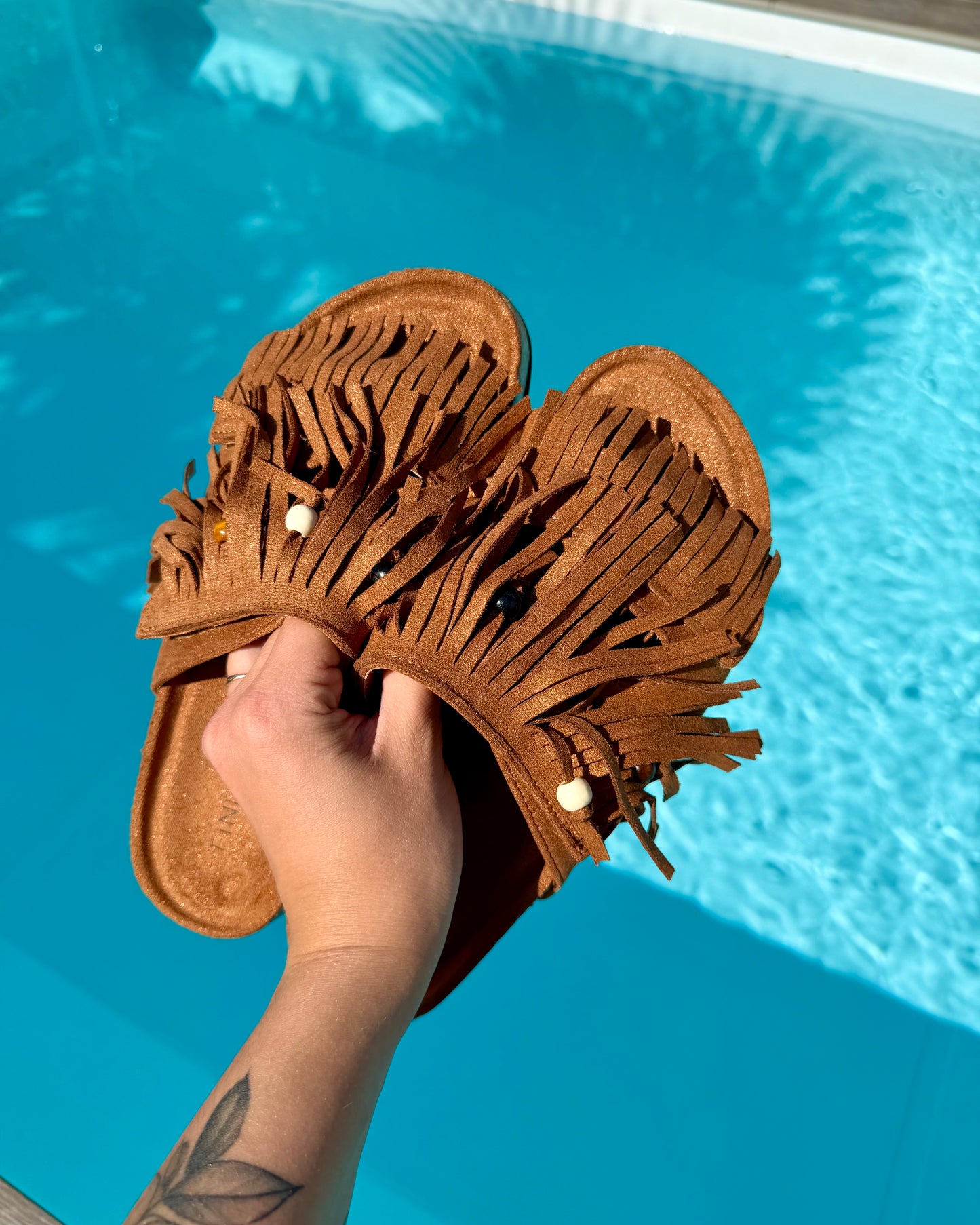 Sandales à franges