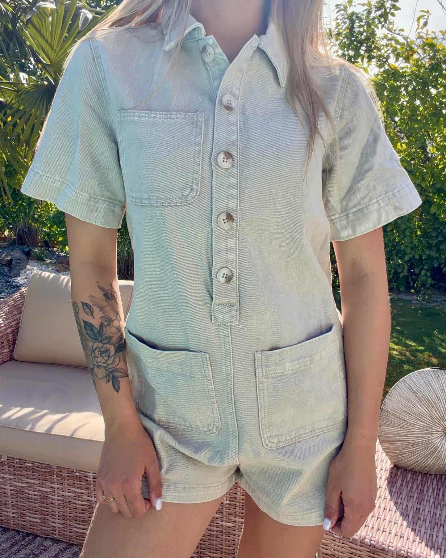 Combi-short beige