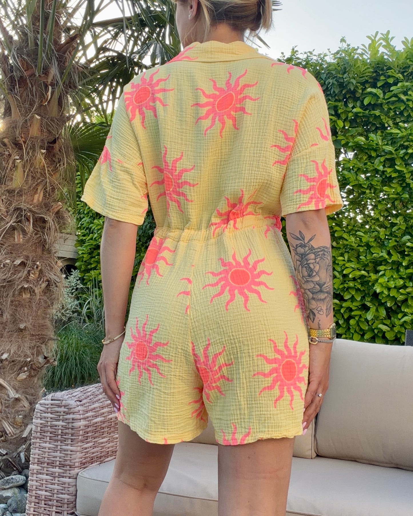 Combi-short Soleil Rose