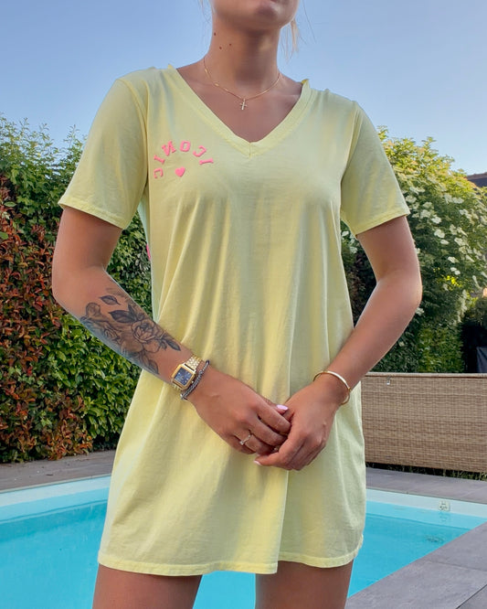 Robe courte ICONIC jaune