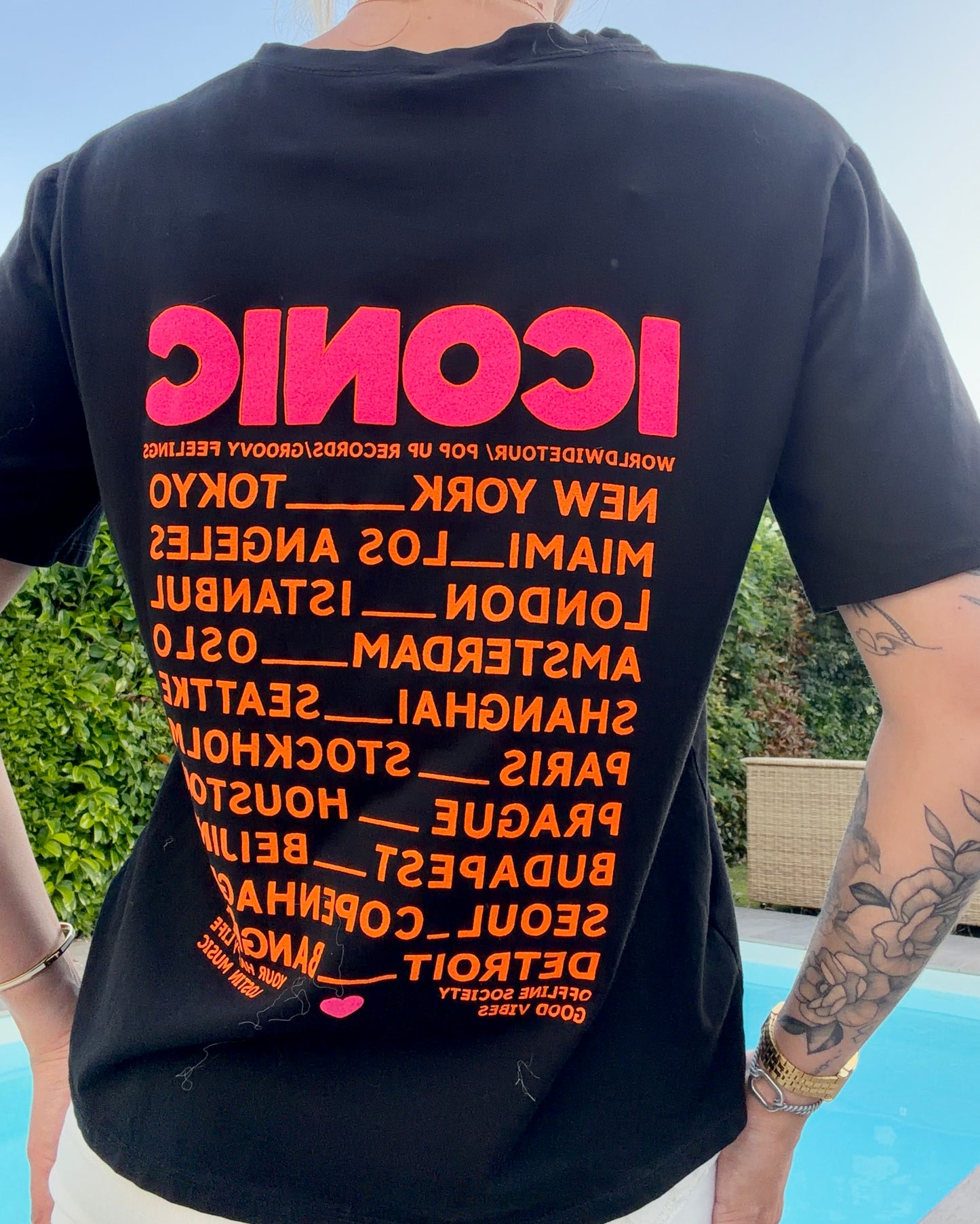 T-shirt ICONIC noir