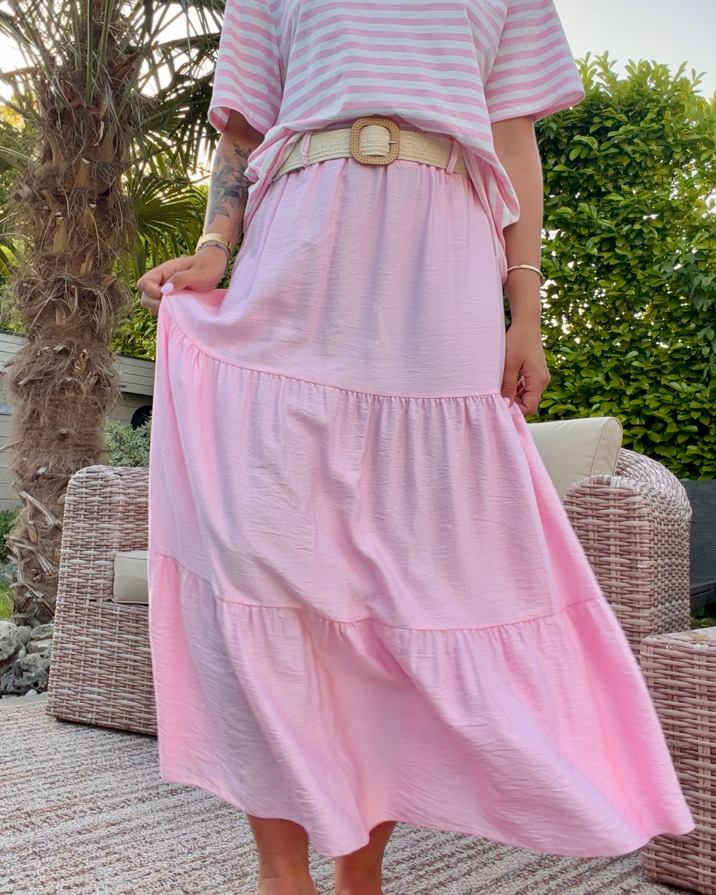 Jupe rose