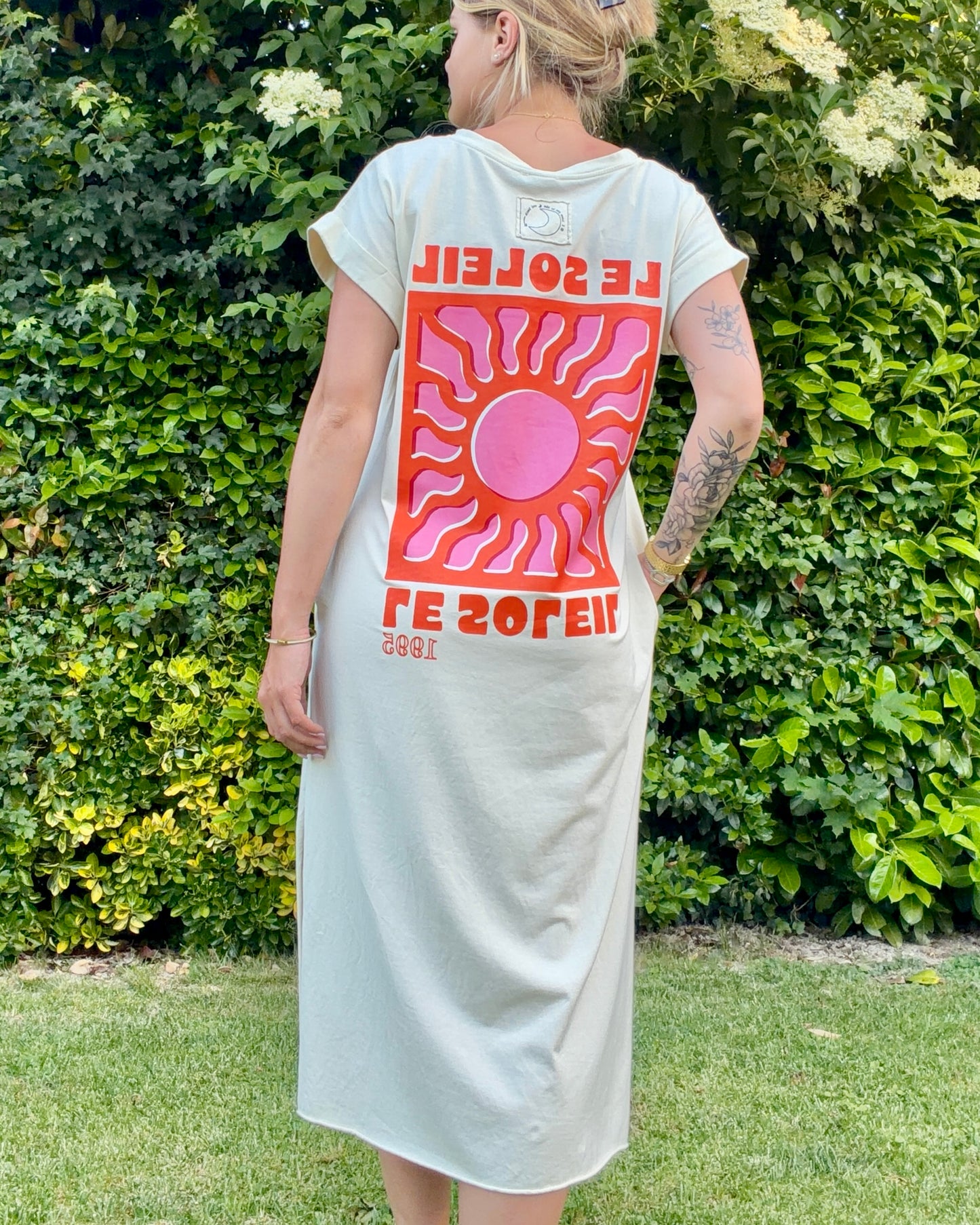 Robe longue LE SOLEIL beige
