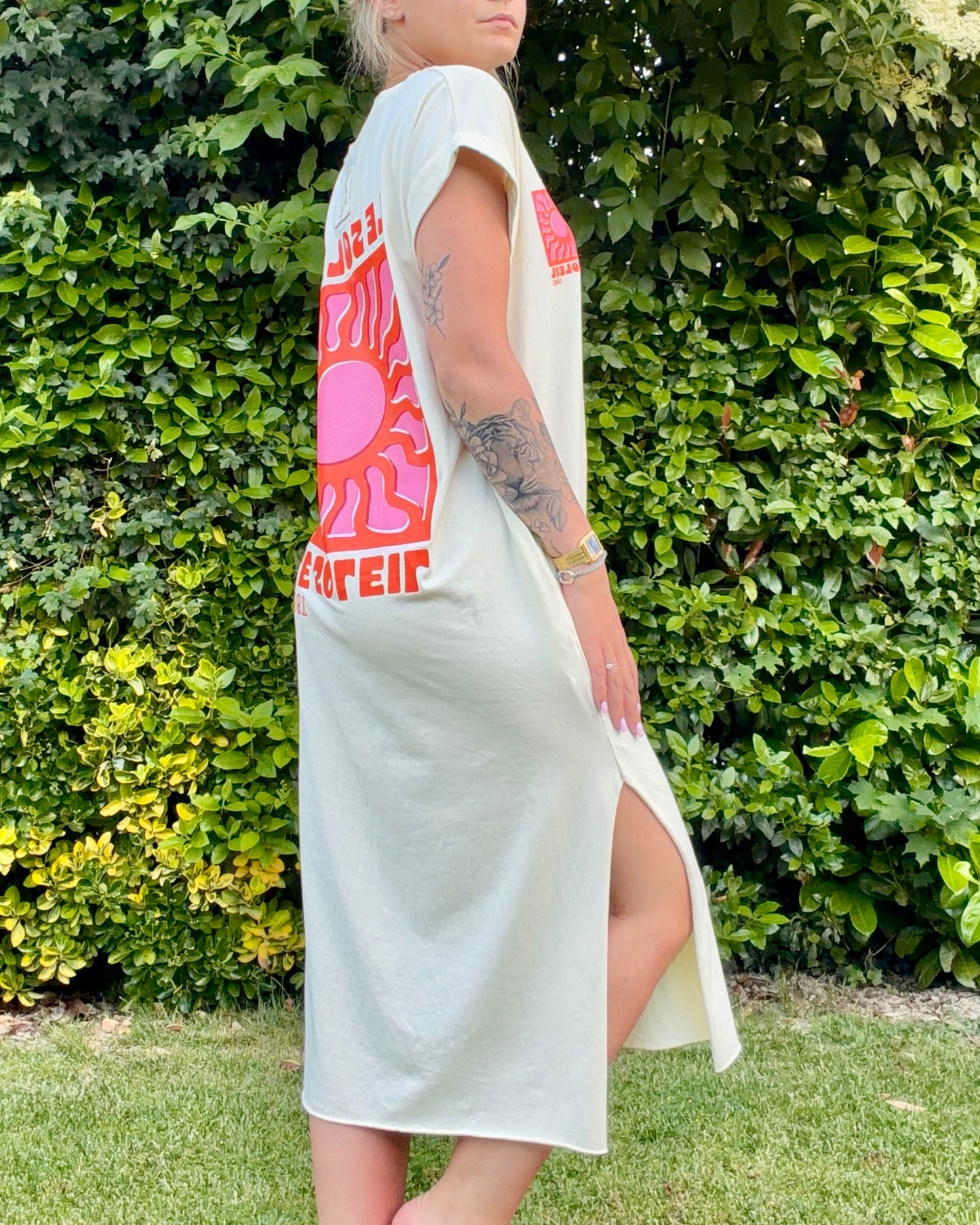 Robe longue LE SOLEIL beige