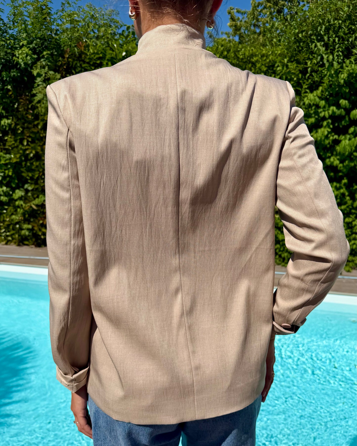 Blazer col montant