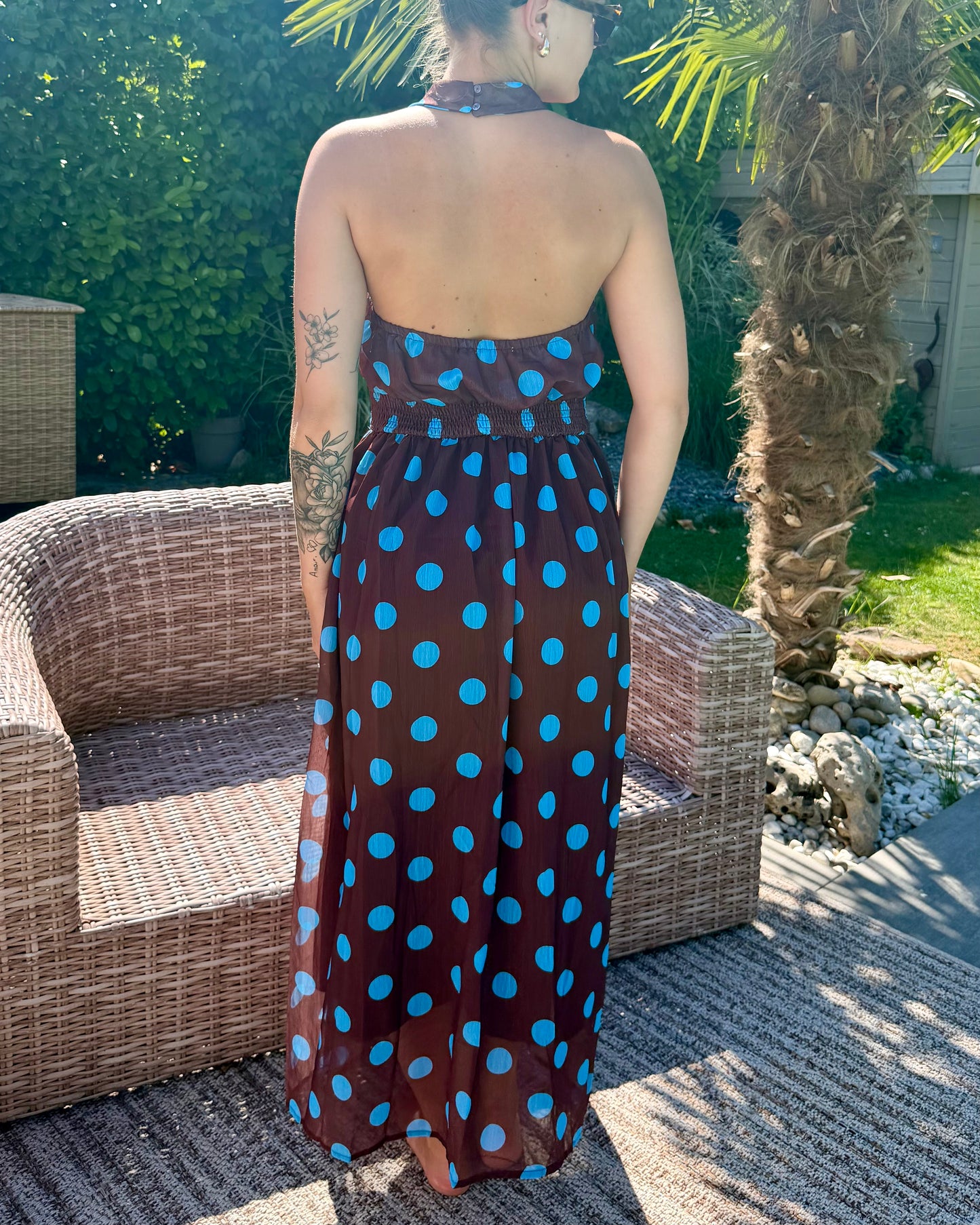 Robe à pois