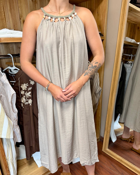 Robe coquillages